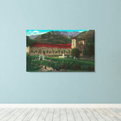 Mission Santa Barbara Leinwanddruck (Insitu (Holzboden))