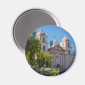 Mission Santa Barbara Magnet (Vorderseite/Rückseite)