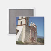 Mission Santa Barbara Magnet (Vorderseite/Rückseite)