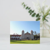 Mission Santa Barbara Postkarte (Stehend Vorderseite)