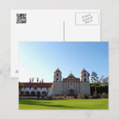 Mission Santa Barbara Postkarte (Vorne/Hinten)