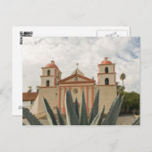 Mission Santa Barbara Postkarte (Vorne/Hinten)