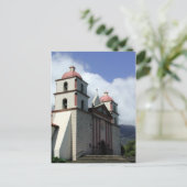 Mission Santa Barbara Postkarte (Stehend Vorderseite)