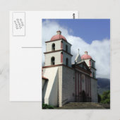 Mission Santa Barbara Postkarte (Vorne/Hinten)