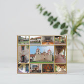Mission Santa Barbara Postkarte (Stehend Vorderseite)
