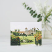 Mission Santa Barbara Postkarte (Stehend Vorderseite)