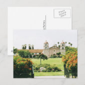 Mission Santa Barbara Postkarte (Vorne/Hinten)