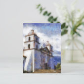 Mission Santa Barbara Postkarte (Stehend Vorderseite)