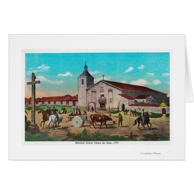 Mission Santa Clara de AsisSanta Clara, CA (Vorderseite (Horizontal))
