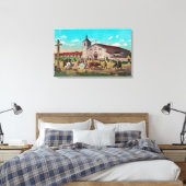 Mission Santa Clara de AsisSanta Clara, CA Leinwanddruck (Insitu (Schlafzimmer))