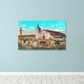 Mission Santa Clara de AsisSanta Clara, CA Leinwanddruck (Insitu (Holzboden))