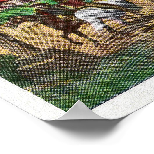 Mission Santa Clara de AsisSanta Clara, CA Poster (Ecke)