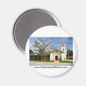 Mission Santa Cruz California Magnet (Vorderseite/Rückseite)