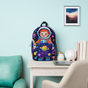 Mission: School – Astronauten-Abenteuer-Rucksack Bedruckter Rucksack