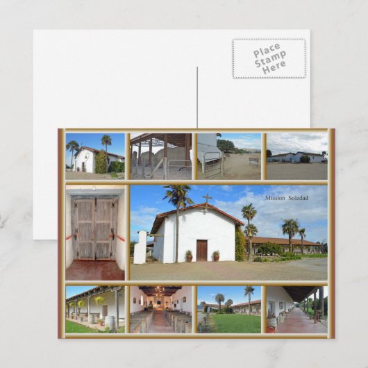Mission Soledad Postkarte (Vorne/Hinten)