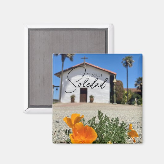 Mission Soledad Souvenirmagnet Magnet (Vorderseite/Rückseite)