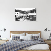 Mission Street von der Steamers Bridge in Leinwanddruck (Insitu (Schlafzimmer))