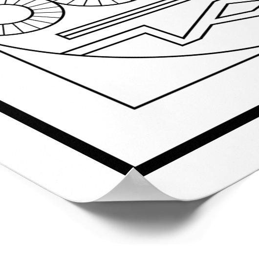 Mission / Tasksymbol Poster (Ecke)