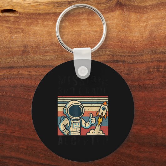 Mission Third 3rd Grade Accepted Astronaut Schlüsselanhänger (Vorderseite)