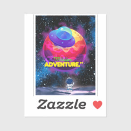 MISSION UND ABENTEUER AUFKLEBER