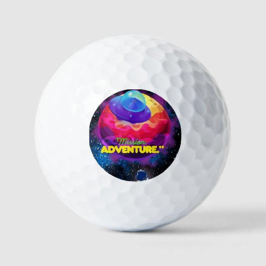 MISSION UND ABENTEUER GOLFBALL (Vorderseite)