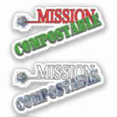 Mission: VERBINDLICH Aufkleber (Vorderseite)