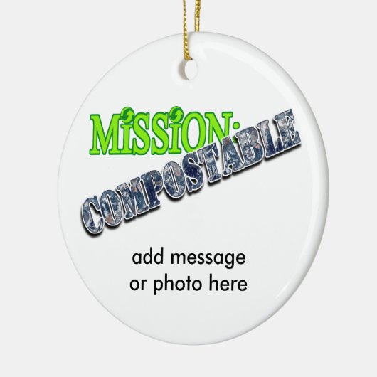 Mission: VERBINDLICH Keramik Ornament (Links)