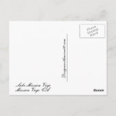 Mission Viejo Lake Post Card Postkarte (Rückseite)