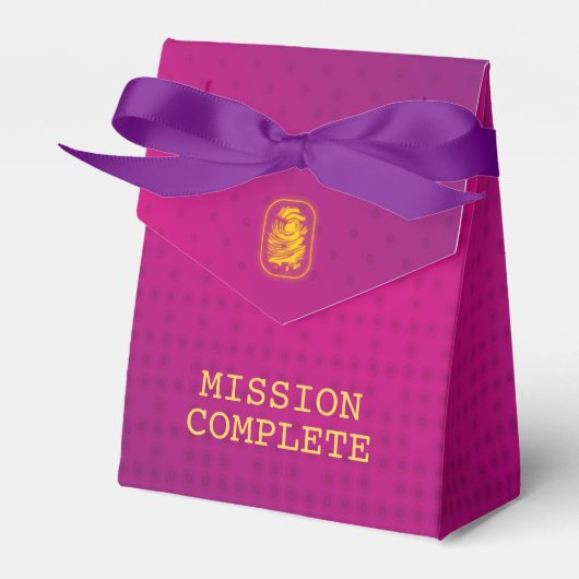 MISSION VOLLSTÄNDIGES Spionage-Party Geschenkschachtel (Vorderseite)