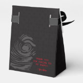 MISSION VOLLSTÄNDIGES Spionage-Party Geschenkschachtel (Rückseite)