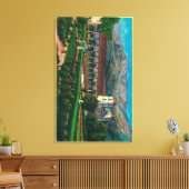 Mission von Santa Barbara und Gründe Leinwanddruck (Insitu (Wohnzimmer))