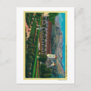 Mission von Santa Barbara und Gründe Postkarte