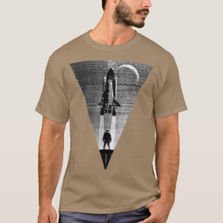 Mission zum Astronauten Raumfahrtbereich T-Shirt