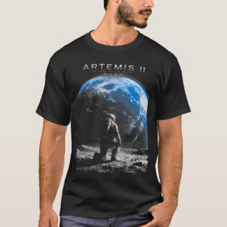Mission Zum Mond Astronaut Artemis 2026 Rakete T-Shirt