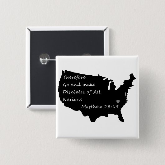 Missionar Button (Vorne & Hinten)