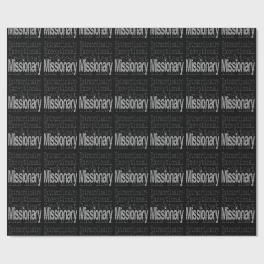 Missionar Geschenkpapier (Flach)