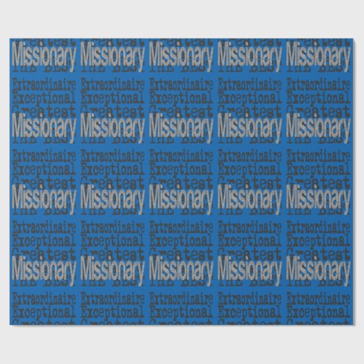 Missionar Geschenkpapier (Flach)