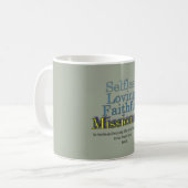 Missionar liebend treu kaffeetasse (Vorderseite Links)