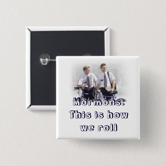 Missionar, Mormonen Button (Vorne & Hinten)
