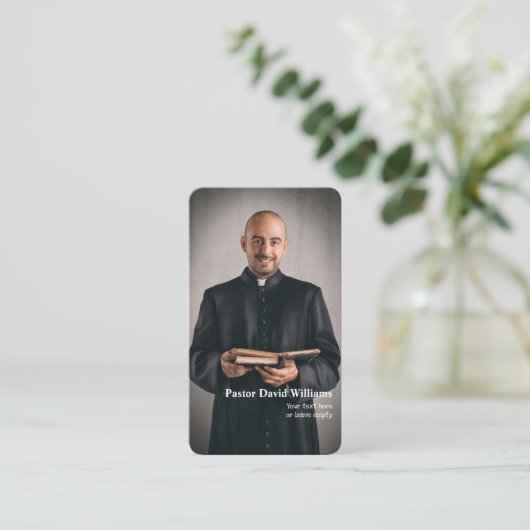 Missionar Visitenkarte (Stehend Vorderseite)