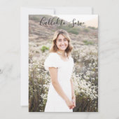 Missionary Announcement Blue Einladung (Vorderseite)