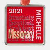 Missionary Außerordentliche CUSTOM Ornament Aus Metall (Vorne)