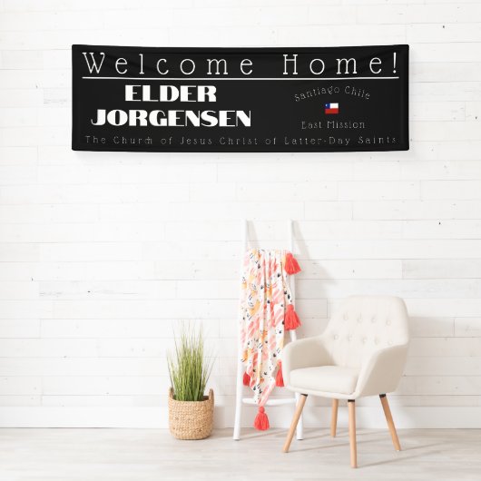 Missionary Welcome Zuhause Custom Banner Homecomin (Insitu)