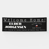 Missionary Welcome Zuhause Custom Banner Homecomin (Horizontal)
