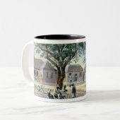 MissionsGebäude, St Johns, Antigua (w/c und Zweifarbige Tasse (Vorderseite Links)