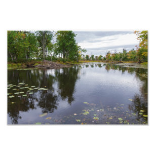 Missisquoi Fluss durch das Wildlife Refuge Fotodruck