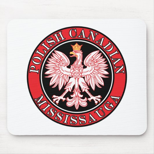 Mississauga Polnischer Adler Mousepad (Vorne)