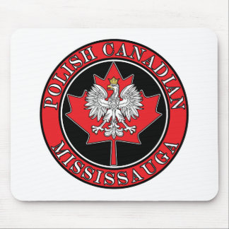 Mississauga Runde Polnisch-Kanadisches Leaf Mousepad