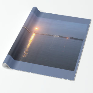 Mississipi River Sonnenaufgang Geschenkpapier