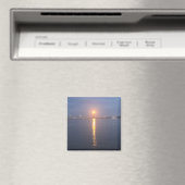 Mississipi River Sunrise Magnet (In Situ (Geschirrspüler))
